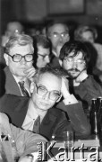 26-27.01.1991, Warszawa, Polska.
Jan Lityński na I Krajowym Zjeździe Ruchu Obywatelskiego - Akcja Demokratyczna (ROAD).
Fot. Mieczysław Michalak, zbiory Ośrodka KARTA
