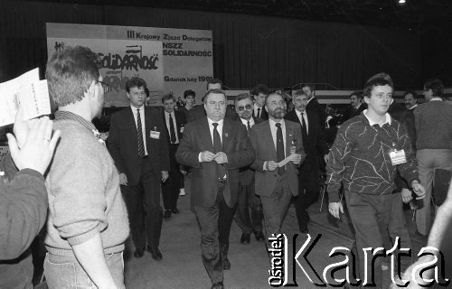 23-24.02.1991, Gdańsk, Polska.
III Krajowy Zjazd Delegatów NSZZ 