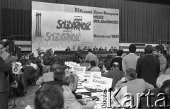 23-24.02.1991, Gdańsk, Polska.
III Krajowy Zjazd Delegatów NSZZ 