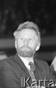 23-24.02.1991, Gdańsk, Polska.
Gabriel Janowski podczas obrad III Krajowego Zjazdu Delegatów NSZZ 
