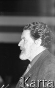 23-24.02.1991, Gdańsk, Polska.
Aleksander Małachowski podczas obrad III Krajowego Zjazdu Delegatów NSZZ 