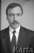 Lata 90., Wrocław, Polska.
Prezydent miasta Bogdan Zdrojewski.
Fot. Mieczysław Michalak, zbiory Ośrodka KARTA