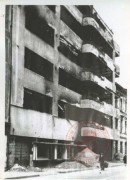 1945, Warszawa. 
Zniszczony budynek przy ulicy 6 sierpnia. 
Fot. NN, Studium Polski Podziemnej w Londynie