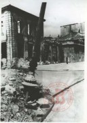 1945, Warszawa. 
Ruiny Pałacu Potockich przy Krakowskim Przedmieściu. 
Fot. NN, Studium Polski Podziemnej w Londynie