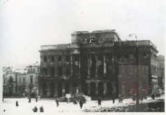 1945, Warszawa. 
Zniszczony Pałac Staszica przy ul. Nowy Świat 72
Fot. NN, Studium Polski Podziemnej w Londynie