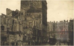 1945, Warszawa. 
Zniszczone kamienice na warszawskiej Pradze. 
Fot. NN, Studium Polski Podziemnej w Londynie