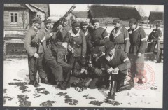 1944, okolice Wilna. 
Żołnierze 3 Wileńskiej Brygady Armii Krajowej z drużyny 