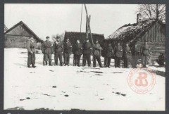 1944, okolice Wilna. 
Żołnierze 3 Wileńskiej Brygady Armii Krajowej. Wśród nich: 