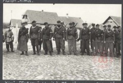 1944, okolice Wilna. 
Żołnierze 3 Wileńskiej Brygady Armii Krajowej. Pluton 
