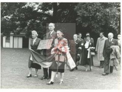 2.08.1954, Londyn, Anglia, Wielka Brytania.
Uroczystość poświęcenia tablicy upamiętniającej Komendanta Armii Krajowej gen. Stefana 