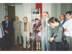 5.07.1993, Warszawa, Polska.
Otwarcie wystawy 