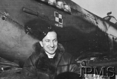 1.01.1943, Northolt, Anglia, Wielka Brytania.
Kpt. Kazimierz Rutkowski, pilot 306 Dywizjonu Myśliwskiego 