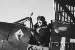1.01.1943, Northolt, Anglia, Wielka Brytania.
Mjr Stefan Janus, pilot 306 Dywizjonu Myśliwskiego 