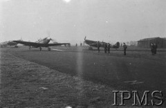 1.01.1943, Heston, Anglia, Wielka Brytania.
Samoloty 302 Dywizjonu Myśliwskiego 