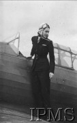 12.02.1943, Wielka Brytania.
Pilot Pomocniczej Służby Transportowej RAF (ATA) podporucznik Jadwiga Piłsudska.
Fot. NN, Instytut Polski i Muzeum im. gen. Sikorskiego w Londynie