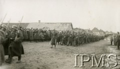 19.03.1933, Igalino, Polska.
Defilada żołnierzy z Batalionu Korpusu Ochrony Pogranicza 