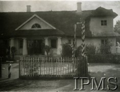 1933-1934, Wileńszczyzna, Polska.
Żołnierze Korpusu Ochrony Pogranicza w punkcie granicznym. Orginalny podpis: 