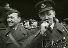 1941-1943, Wielka Brytania.
Major Stanisław Brzezina i major MacKyos (?).
Fot. NN, Instytut Polski i Muzeum im. gen. Sikorskiego w Londynie [sygn. 6169]