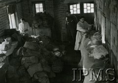 1941-1949, Szkocja, Wielka Brytania.
Szpital wojskowy prowadzony przez Polaków. Pralnia.
Fot. NN, Instytut Polski i Muzeum im. gen. Sikorskiego w Londynie  [szuflada 36]