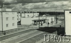 1939, Stalowa Wola, Polska.
Przyfabryczne osiedle mieszkaniowe Stalowa Wola. 
Fot. NN, Instytut Polski i Muzeum im. gen. Sikorskiego w Londynie