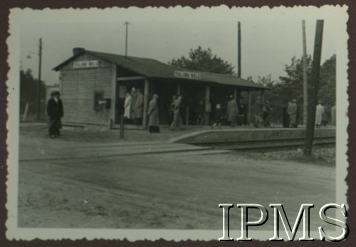 1939, Stalowa Wola, Polska.
Stacja kolejowa Stalowa Wola. 
Fot. NN, Instytut Polski i Muzeum im. gen. Sikorskiego w Londynie