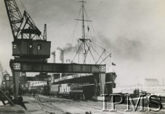 Przed 1939, Gdynia, Polska.
Statek pasażerski SS 