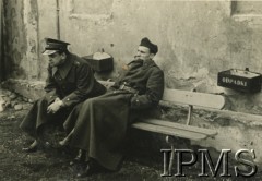 1919-1939, Polska.
Żołnierze 1 Pułku Szwoleżerów Józefa Piłsudskiego. 
Fot. NN, Instytut Polski i Muzeum im. gen. Sikorskiego w Londynie