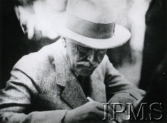 1926-1930, Polska.
Prezydent Ignacy Mościcki.
Fot. NN, Instytut Polski i Muzeum im. gen. Sikorskiego w Londynie