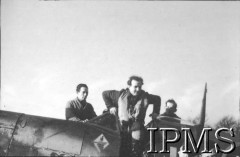 1.01.1943, Northolt, Anglia, Wielka Brytania.
Piloci 306 Dywizjonu Myśliwskiego 