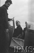 12.02.1943, Wielka Brytania.
Pilot Pomocniczej Służby Transportowej RAF (ATA) porucznik Stefania Wojtulanis (ps. Barbara) w kabinie myśliwca Spitfire.
Fot. NN, Instytut Polski i Muzeum im. gen. Sikorskiego w Londynie
