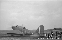 7.08.1940, Bramcote, Wielka Brytania.
Bombowiec Fairey Battle na lotnisku.
Fot. NN, Instytut Polski i Muzeum im. gen. Sikorskiego w Londynie