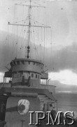 8.12.1940, brak miejsca.
ORP Błyskawica, działa na dziobie okrętu.
Fot. NN, Instytut Polski i Muzeum im. gen. Sikorskiego w Londynie