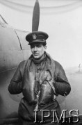 1940, Wielka Brytania.
Pilot dywizjonu 303, ppor. Wiktor Strzembosz (zginął 08.07.1941).
Fot. NN, Instytut Polski i Muzeum im. gen. Sikorskiego w Londynie