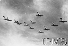 1942, Wielka Brytania.
Samoloty 317 Dywizjonu Myśliwskiego w powietrzu.
Fot. NN, Instytut Polski i Muzeum im. gen. Sikorskiego w Londynie