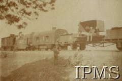 1919, brak miejsca.
Wojna polsko-ukraińska. Załoga pociągu pancernego P.P.3. 