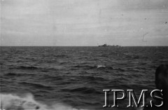 1940, brak miejsca.
Fotografia wykonana prawdopodobnie podczas ewakuacji 9 Pułku Ułanów Małopolskich z Francji do Wielkiej Brytanii. Podpis oryginalny: 