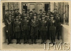 Maj 1938, Augustów, Polska.
I Pułk Ułanów Krechowieckich. Kadra oficerska I-go Pułku Ułanów Krechowieckich.
Fot. NN, Instytut Polski i Muzeum im. gen. Sikorskiego w Londynie