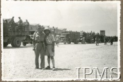 1943, Iran.
Polskie Siły Zbrojne. Transport żołnierzy.
Fot. NN, Instytut Polski i Muzeum im. gen. Sikorskiego w Londynie