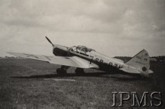 1936-1937, Dęblin, Polska.
Samolot PZL 26 
