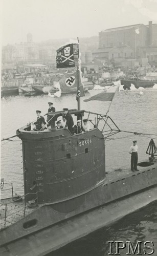1944, brak miejsca.
Załoga okrętu podwodnego ORP 