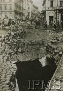 1939-1945, Bielsk, Polska.
Tunel kolejowy zniszczony w wyniku bombardowania.
Fot. NN, Instytut Polski im. Gen. Sikorskiego w Londynie. [szuflada P1]