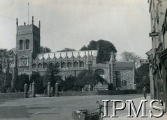 1942, Ipswich, Anglia, Wielka Brytania.
Widok na kościół św. Małgorzaty.
Fot. NN, Dziennik działań Pociągu Pancernego 