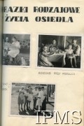 1943-1947, Valivade-Kolhapur, Indie.
Osiedle dla polskich uchodźców. Rodzina przy posiłku oraz  grupy osób czytające gazetę 