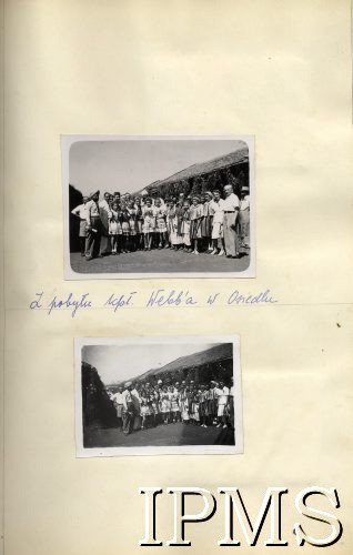 5-8.03.1947, Valivade-Kolhapur, Indie.
Osiedle dla polskich uchodźców. Wizyta kapitana Webb'a - naczelnego referenta ds. uchodźców w Indiach.
Fot. NN, Kronika osiedla polskiego Valivade-Kolhapur, Indie, tom III, Instytut Polski i Muzeum im. gen. Sikorskiego w Londynie