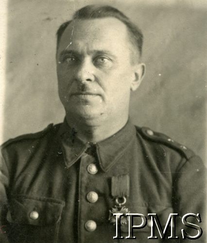 15.09.1941-19.01.1942, Tatiszczewo, ZSRR.
Porucznik Tadeusz Sawicki - oficer żywnościowy III baonu 15 Pułku Piechoty 