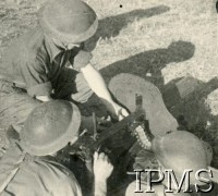 Luty - sierpień 1942, okolice Dżałał-Abad, Kirgiska Socjalistyczna Republika Radziecka, ZSRR.
Żołnierze 15 Pułku Piechoty 