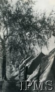 Zima 1941/1942, Tatiszczewo, ZSRR.
Namioty, w których mieszkali żołnierze 15 Pułku Piechoty 