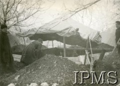 1941, Tatiszczewo, ZSRR.
Żołnierze polscy w obozie formowania się 5 Wileńskiej Dywizji Piechoty.
Fot. NN, Kronika 15 Wileńskiego Batalionu Strzelców 
