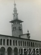 Grudzień 1943, Damaszek, Syria.
Meczet Omajadów.
Fot. NN, Kronika 15 Wileńskiego Batalionu Strzelców 