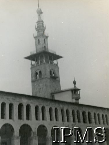 Grudzień 1943, Damaszek, Syria.
Meczet Omajadów.
Fot. NN, Kronika 15 Wileńskiego Batalionu Strzelców 